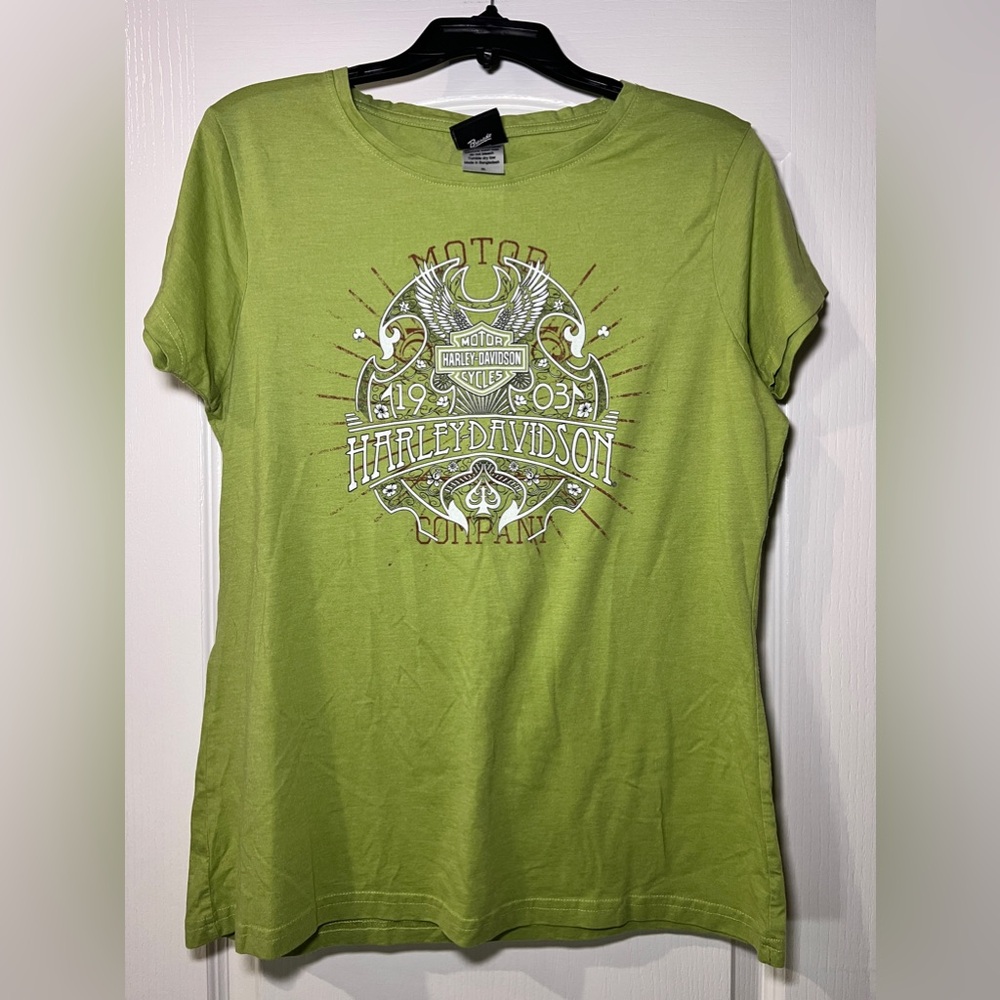 Harley Davidson Green T-shirt Green River, WY